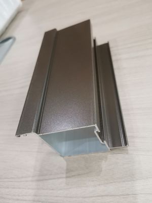 알루미늄 창문 프로파일 동색 흰색 자연 검은색 가루 코팅