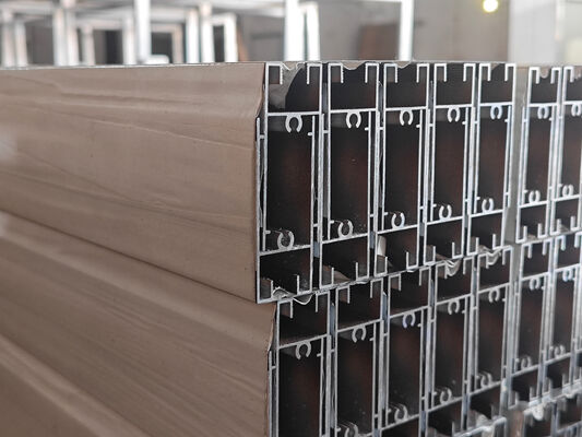 남아프리카 공화국 알루미늄 추출 판티오 창문 프로파일 파우더 코팅