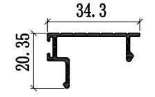 6063 알루미늄 판티오 창문 진압 프로파일 파우더 코팅