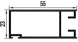 알루미늄 슬라이딩 프로필은 남아프리카 시장에 대한 파우더 코팅으로 제조됩니다.