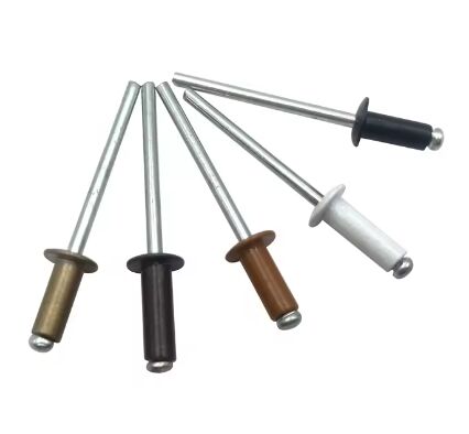 도형 및 평면 머리의 알루미늄 블라인드 리빗 4.8*20mm